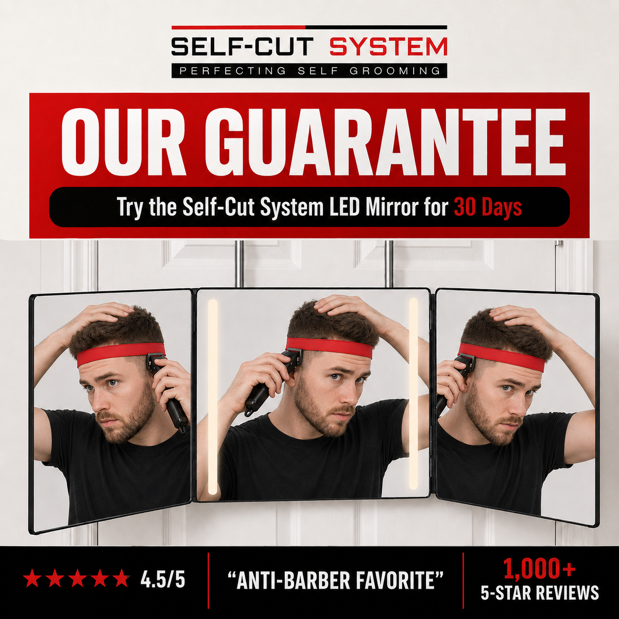 Self-Cut System 3.0 LED Mirror – Classic Haircuts
