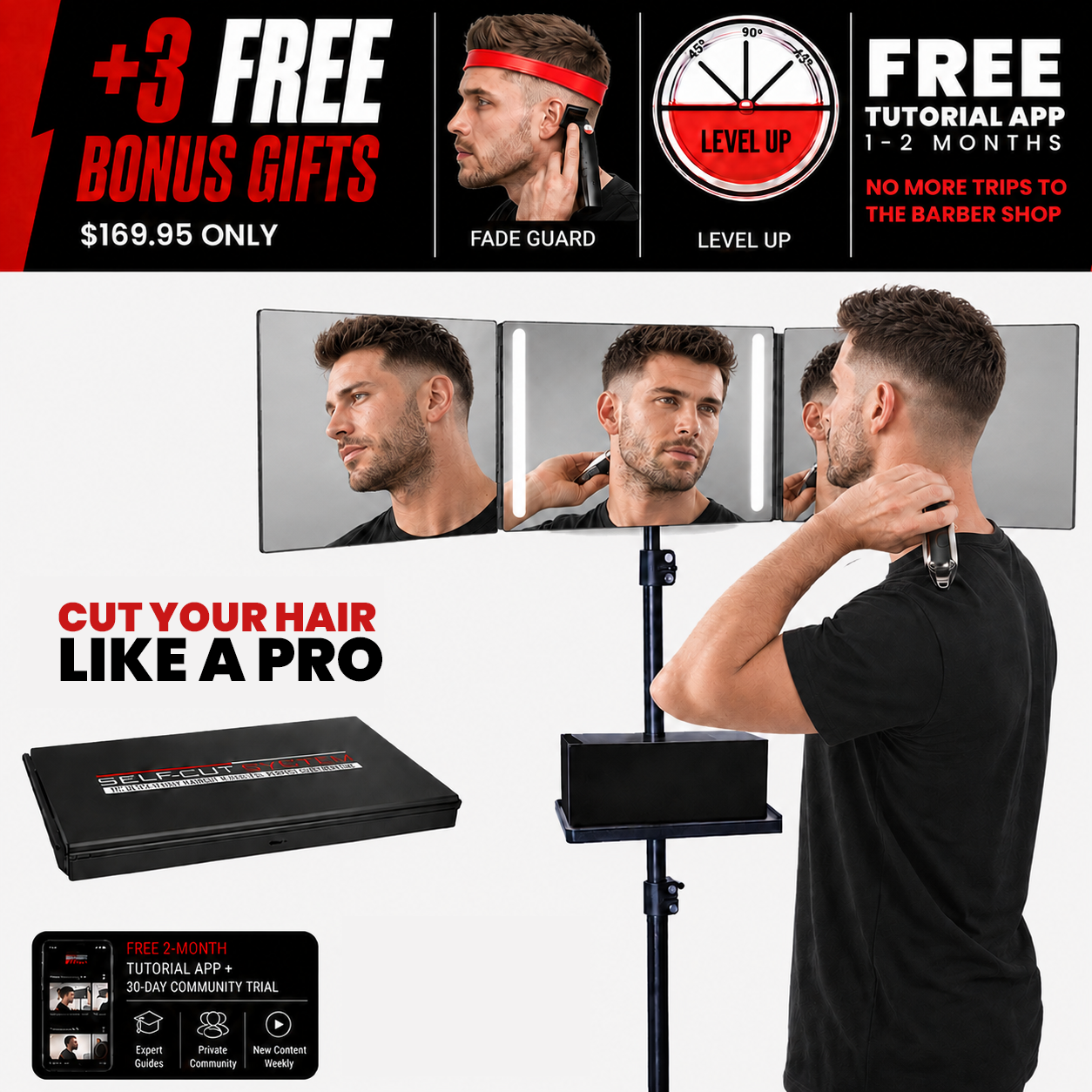 Self-Cut System Angel Lights Basic – DIY Grooming Kit
